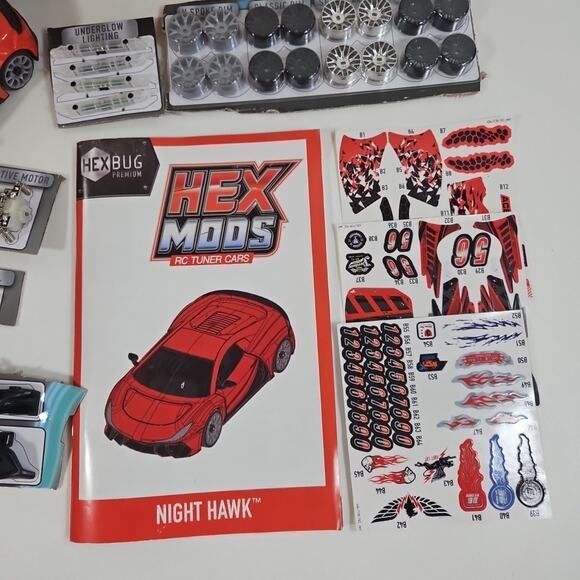 HEXBUG Hex Mods RC Elite Car Tuner Car/ Parts & Pieces Motor Wheels Track Remote - Picture 5 of 5